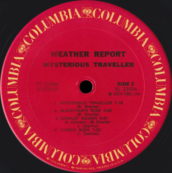 Weather Report - Mysterious Traveller (LP, Album)