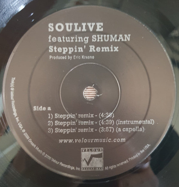 Soulive, shuman - steppin' remix (12"")