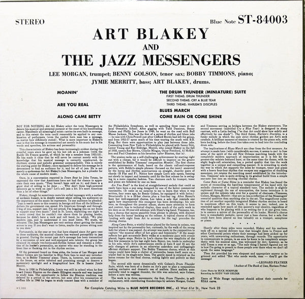 Art Blakey & The Jazz Messengers - Art Blakey & The Jazz Messengers...