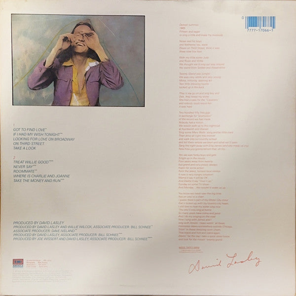 David Lasley - Missin' Twenty Grand (LP, Album)