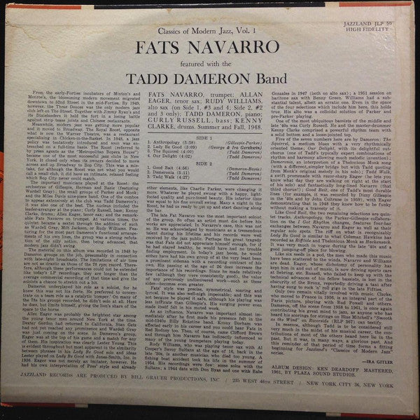 Fats Navarro - Fats Navarro Featured With The Tadd Dameron Quintet(...