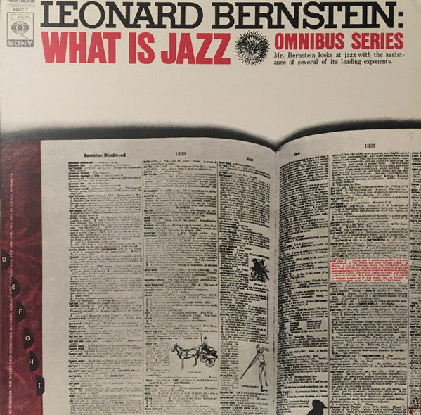 Leonard Bernstein - What Is Jazz? (LP, Album, Promo, RE)