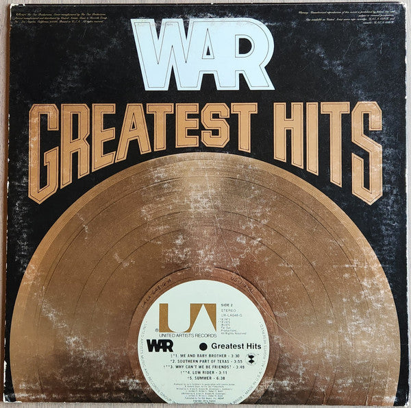 War - Greatest Hits (LP, Comp, San)