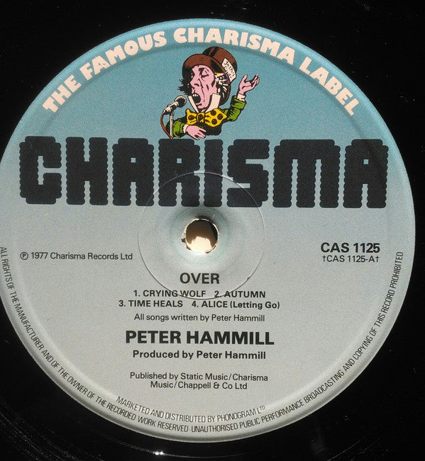 Peter Hammill - Over (LP, Album, RP, Blu)
