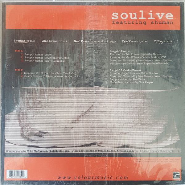 Soulive, shuman - steppin' remix (12"")