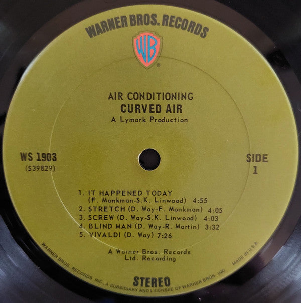 Curved Air - Airconditioning (LP, Album, RP, San)