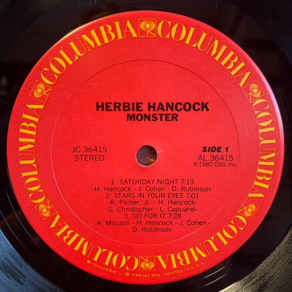 Herbie Hancock - Monster (LP, Album, San)