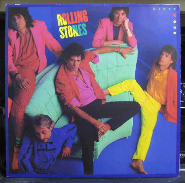 Rolling Stones* - Dirty Work (LP, Album, Promo)