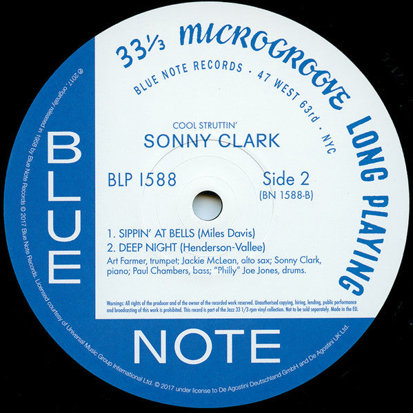 Sonny Clark - Cool Struttin' (LP, Album, RE, 180)