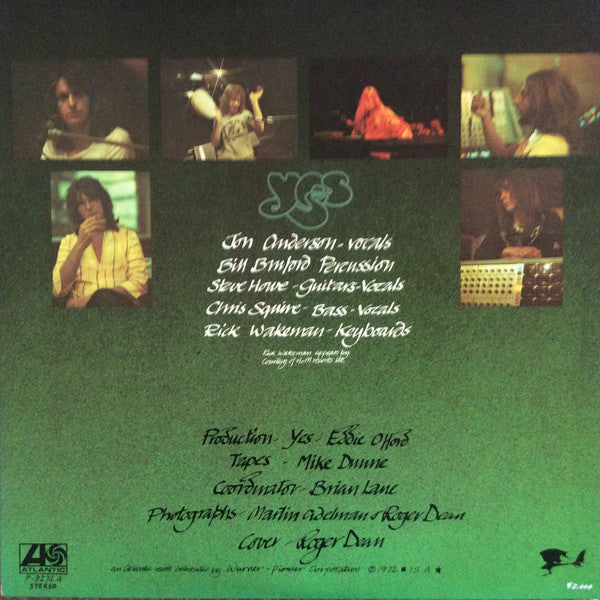 Yes - Close To The Edge = 危機 (LP, Album, Gat)