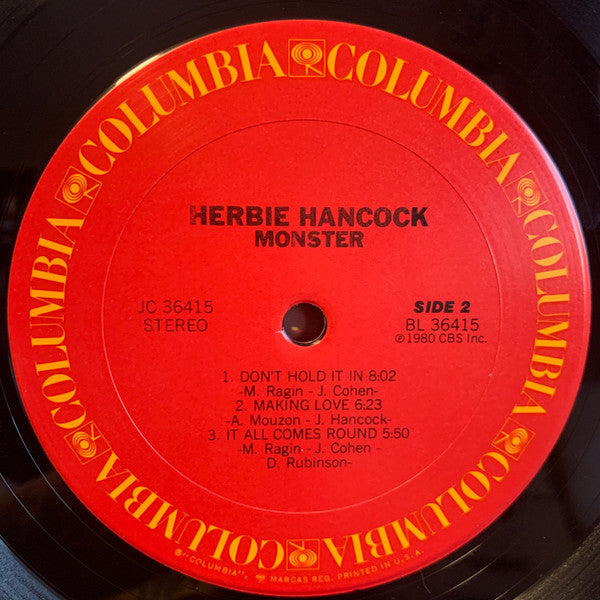 Herbie Hancock - Monster (LP, Album, San)