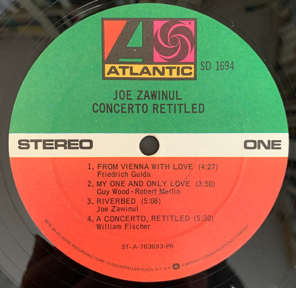 Joe Zawinul - Concerto Retitled (LP, Comp)
