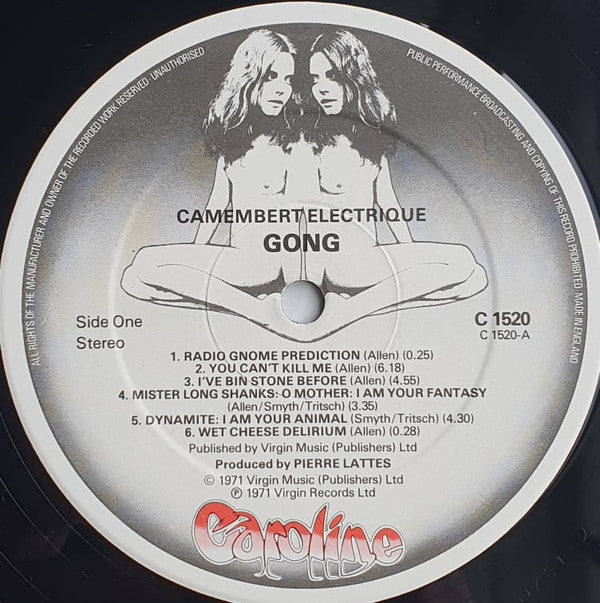 Gong - Camembert Electrique (LP, Album, RE)