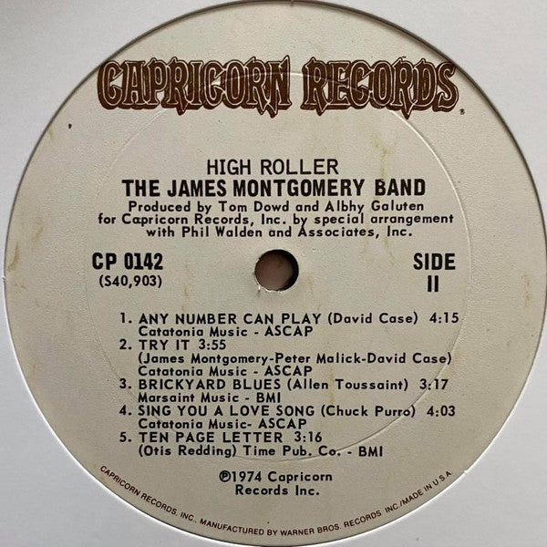 James Montgomery Band - High Roller (LP, Ter)