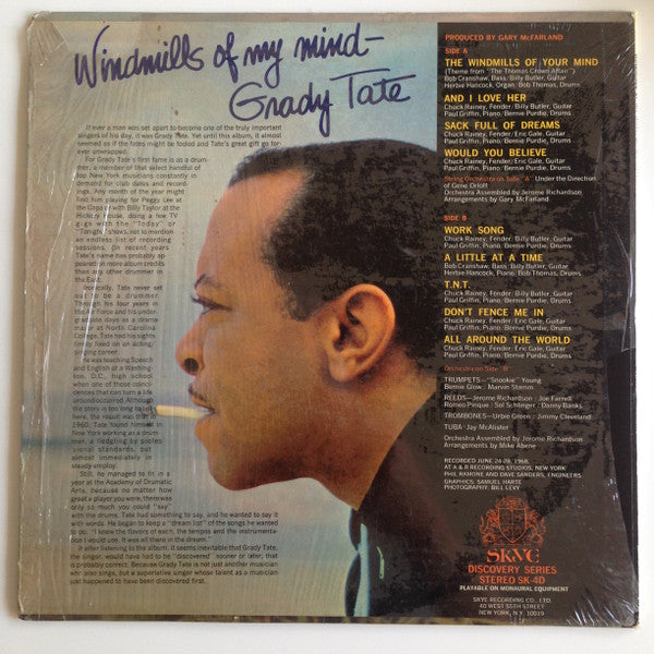 Grady Tate - Windmills Of My Mind (LP, Album, Mon)