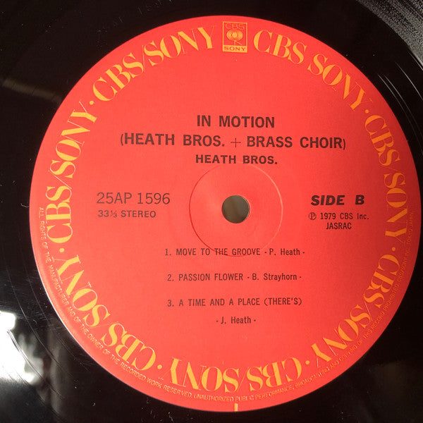 Heath Bros.* + Brass Choir - In Motion (LP, Album)