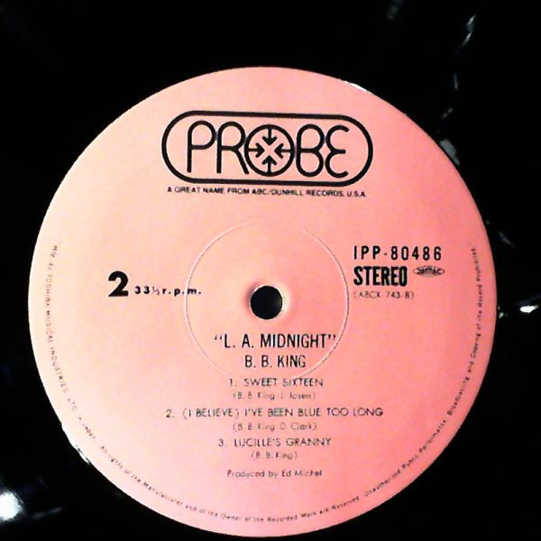 B.B. King - L.A. Midnight (LP, Album)