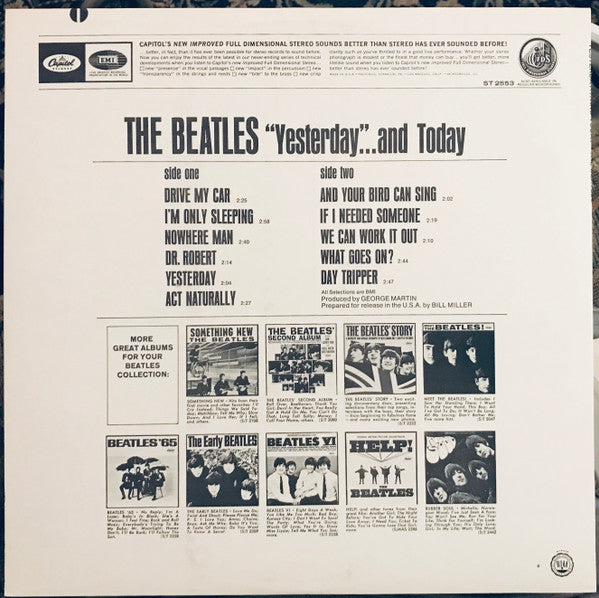 The Beatles - Yesterday And Today (LP, Album, Comp, RE, Los)