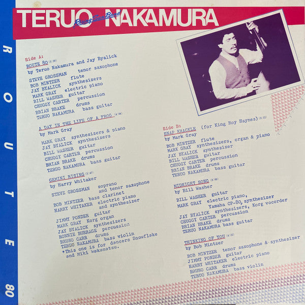 Teruo Nakamura Rising Sun Band - Route 80 (LP, Album, Promo)