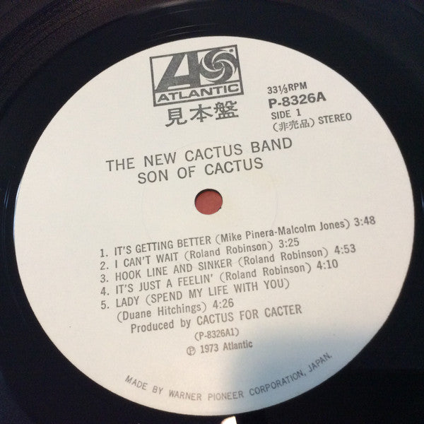 The New Cactus Band - Son Of Cactus (LP, Album, Promo)