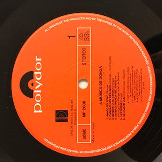 Various - A Música De Donga (LP, Album)