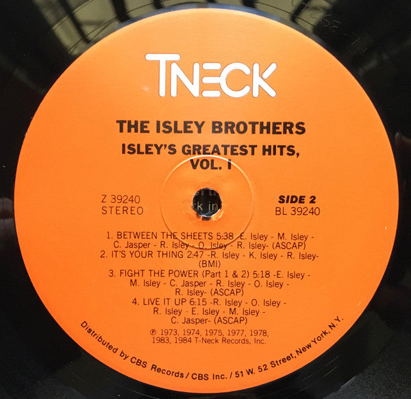 The Isley Brothers - Isley's Greatest Hits, Vol. 1 (LP, Comp, RE, 180)