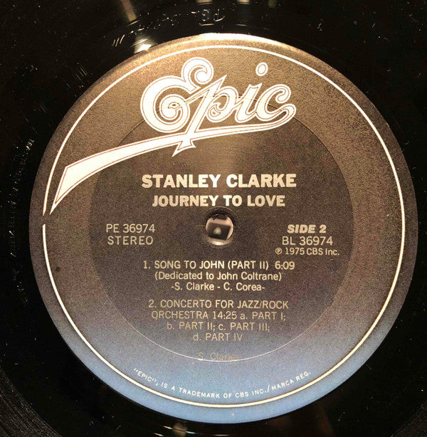 Stanley Clarke - Journey To Love (LP, Album, RE, Pit)