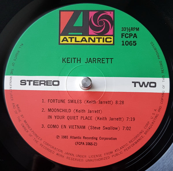 Keith Jarrett - Keith Jarrett (LP, Comp, Club)