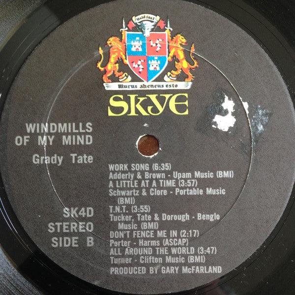 Grady Tate - Windmills Of My Mind (LP, Album, Mon)