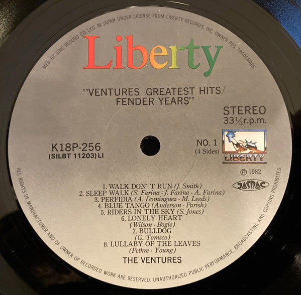 The Ventures - Ventures Greatest Hits/Fender years (2xLP, Comp)