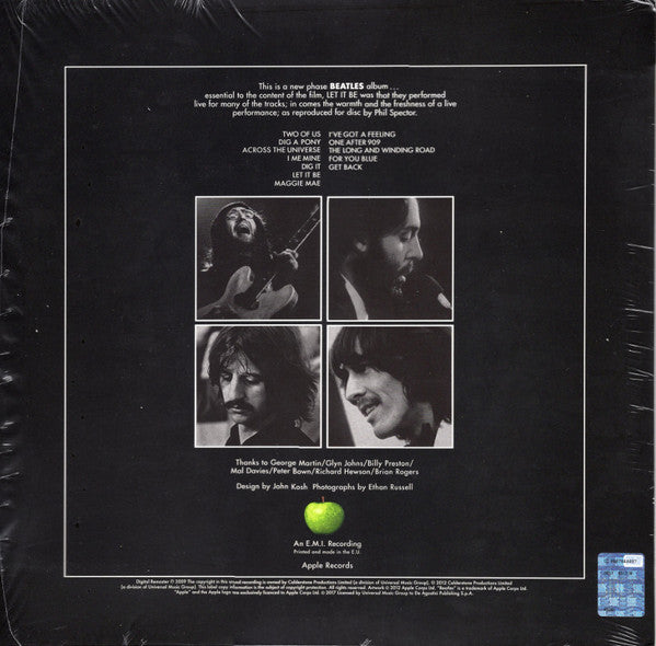 The Beatles - Let It Be (LP, Album, RE, 180)