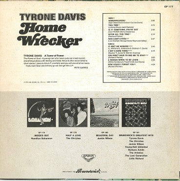 Tyrone Davis - Home Wrecker (LP, Album)