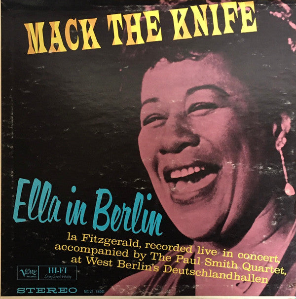 Ella Fitzgerald - Mack The Knife - Ella In Berlin (LP, Album, RP)