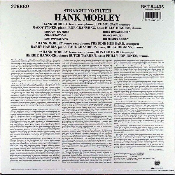 Hank Mobley - Straight No Filter (LP, Album, DMM)
