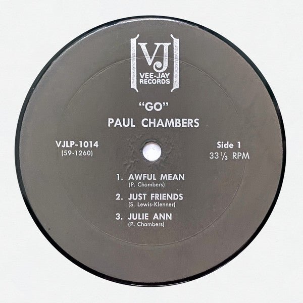 Paul Chambers (3) - Go (LP, Album, RP)