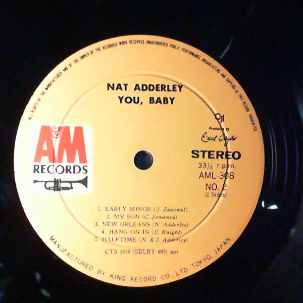 Nat Adderley - You, Baby (LP, Album)