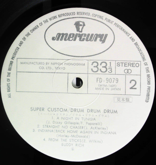 Buddy Rich - Super Custom / Drum Drum Drum (2xLP, Comp, Gat)