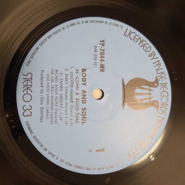 Al Cohn & Zoot Sims - Body And Soul (LP, Album)