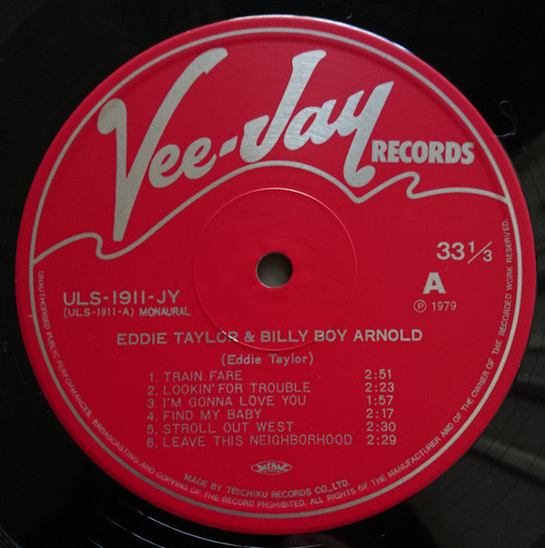 Eddie Taylor (2) - Eddie Taylor & Billy Boy Arnold(LP, Comp, Mono)