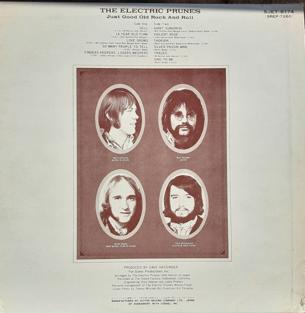 The Electric Prunes - Just Good Old Rock And Roll (LP, Album)