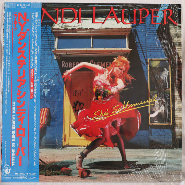 Cyndi Lauper - She's So Unusual = N.Y.ダンステリア (LP, Album, Promo)