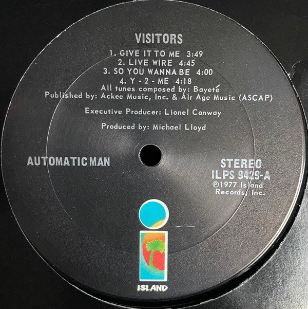 Automatic Man - Visitors (LP, Album, Pit)