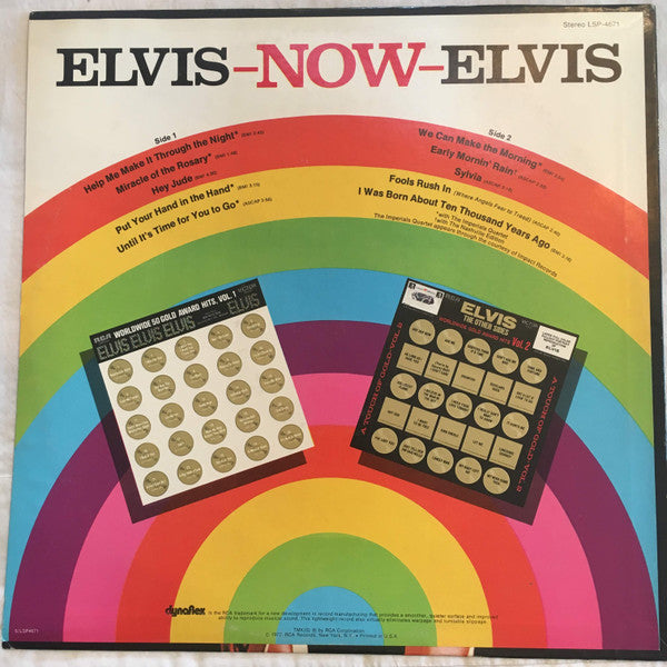 Elvis Presley - Elvis Now (LP, Album, RE, Tan)