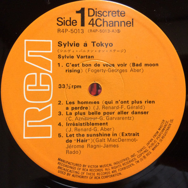 Sylvie Vartan - Sylvie À Tokyo (LP, Album, Quad)