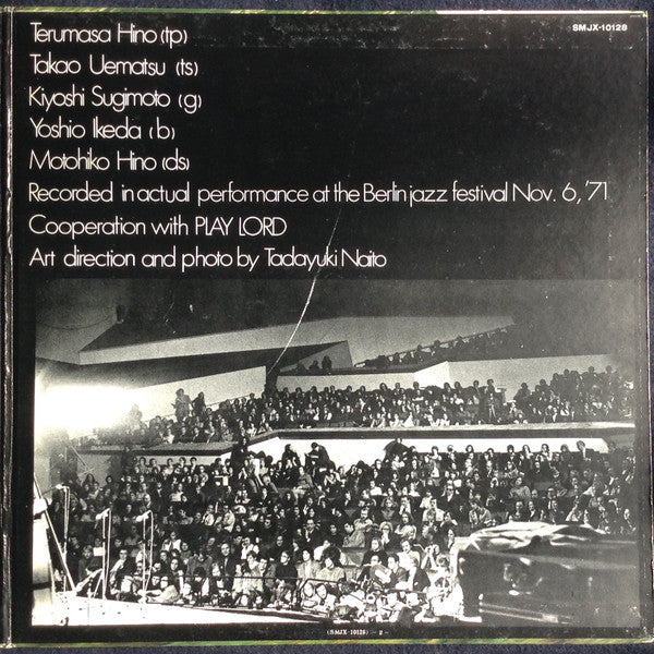 Terumasa Hino Quintet - Hino At Berlin Jazz Festival '71(LP, Album,...