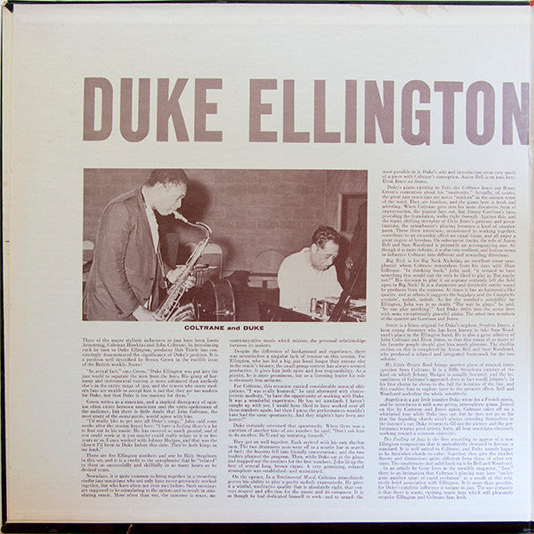 Duke Ellington - Duke Ellington & John Coltrane(LP, Album, Mono, RP)