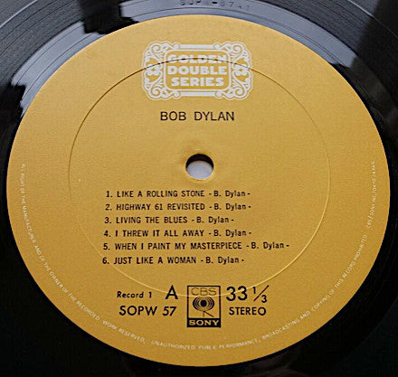 Bob Dylan - Golden Double Series (2xLP, Comp)