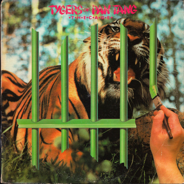 Tygers Of Pan Tang - The Cage (LP, Album, Glo)