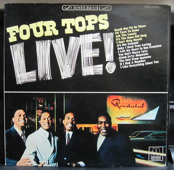 Four Tops = フォー・トップス* - Four Tops Live = ライブ！ (LP, Album)