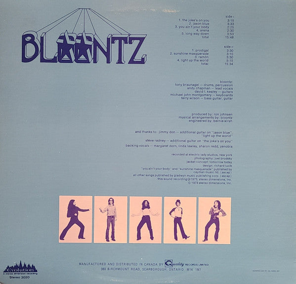 Bloontz - Bloontz (LP, Album)